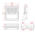 AT9-L02C-056E-AC-220V New Upgrade 120w flood light ip65 for outdoor christmas tree